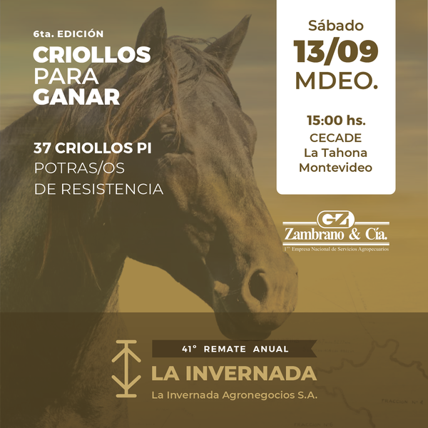  6º Edición - Criollos para ganar