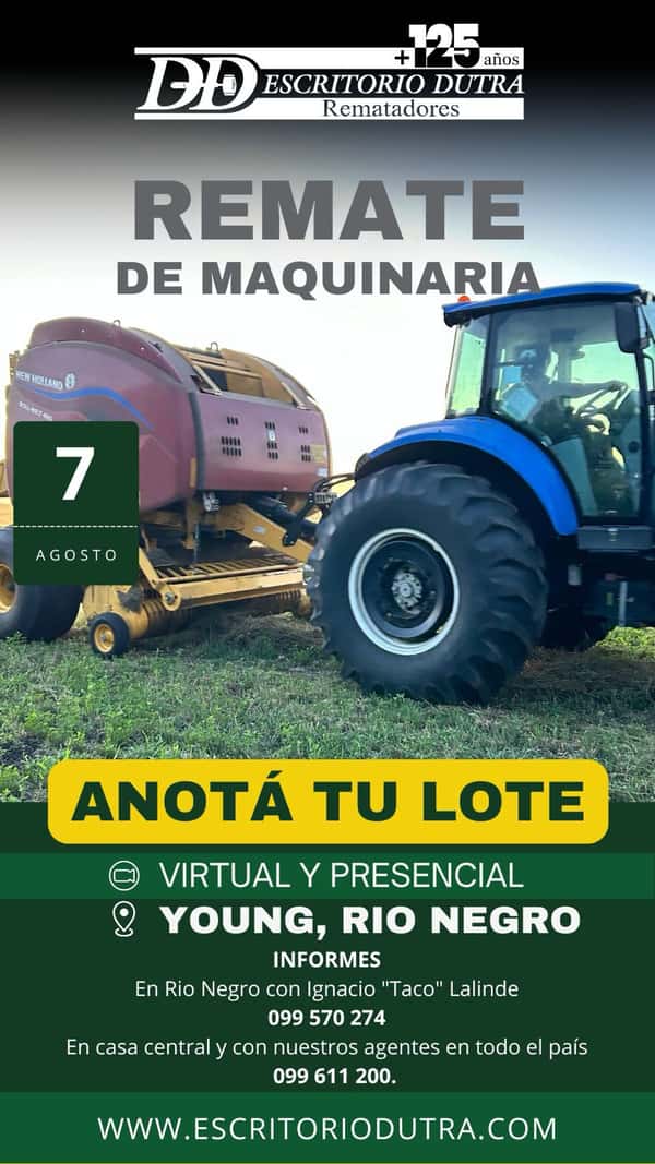  Remate de Maquinaria