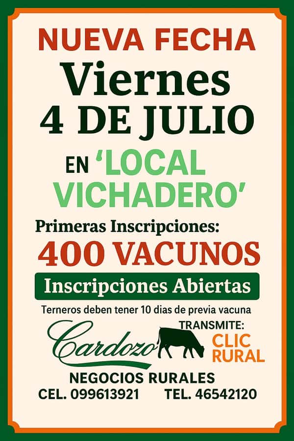  Segunda feria del mes - Cardozo Negocios Rurales