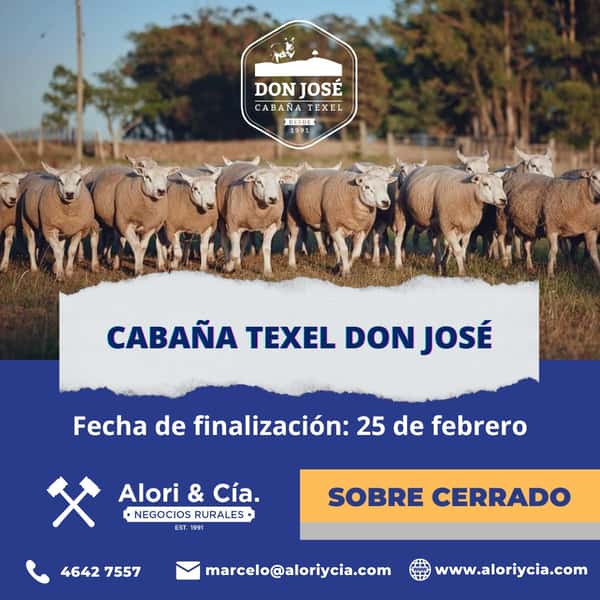 Remate Cabaña Texel Don Josè