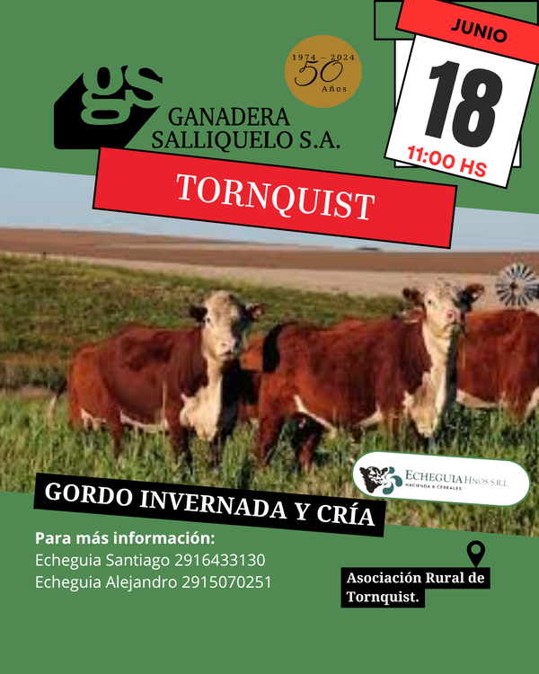 Gordo, Invernada y Cría en Tornquist