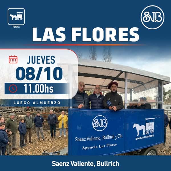 Feria en Las Flores — SAENZ VALIENTE, BULLRICH Y CIA. S.A.