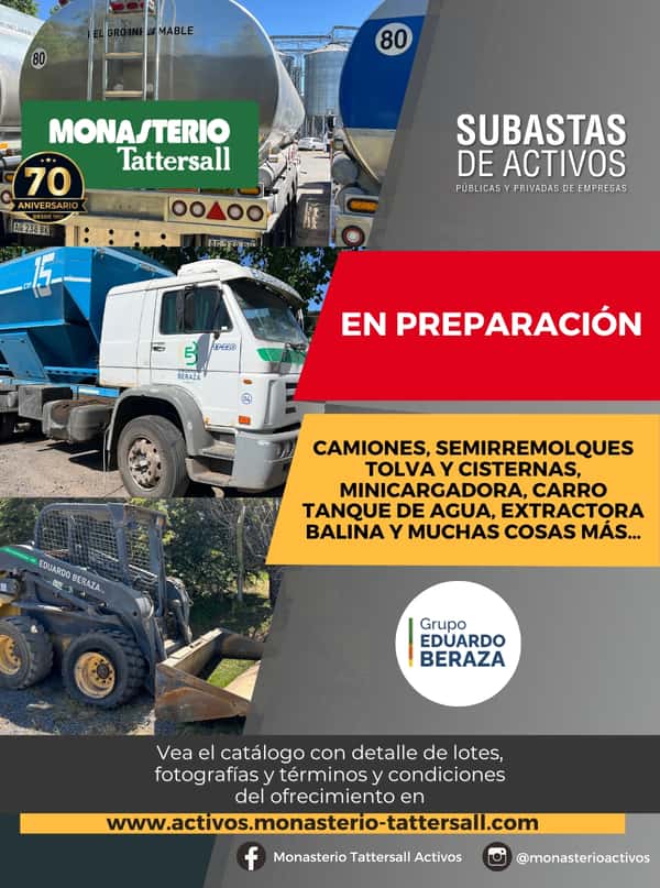  Subasta Camiones, Cisternas Etc.