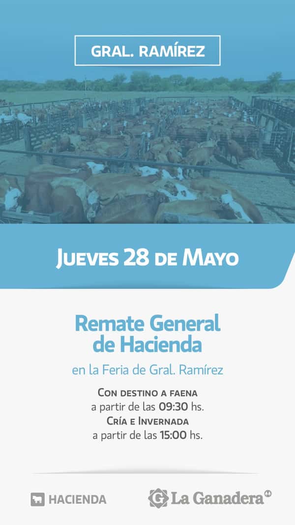  REMATE FERIA EN INSTALACIONES DE GRAL. RAMÍREZ