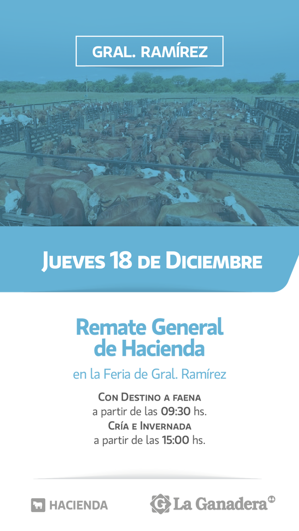  REMATE FERIA EN INSTALACIONES DE GRAL. RAMÍREZ