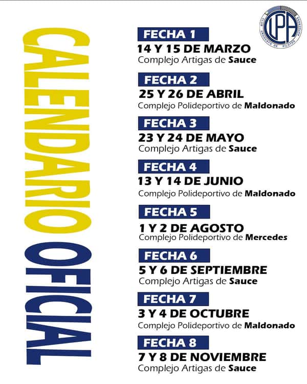 CALENDARIO CUPA 2026