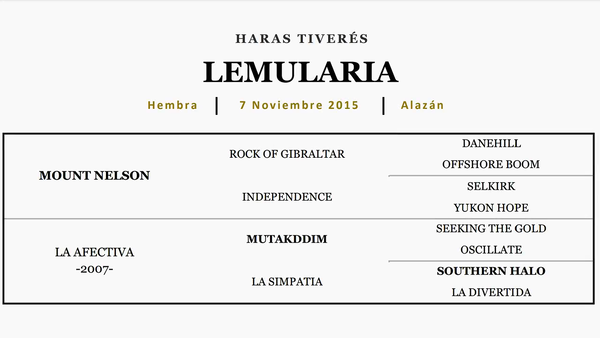 Lote LEMURALIA (MOUNT NELSON - LA AFECTIVA)