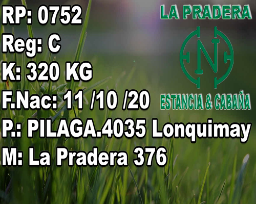 Lote PRADERA 0752