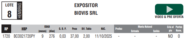 Lote LOTE 8