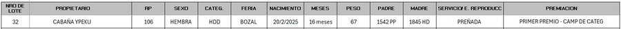 Lote LOTE 32 - BOZAL