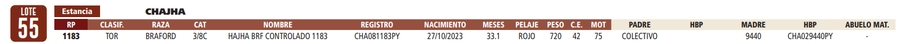 Lote LOTE 55