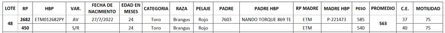 Lote LOTE 48