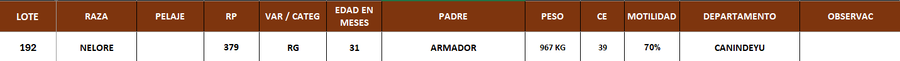 Lote LOTE 192