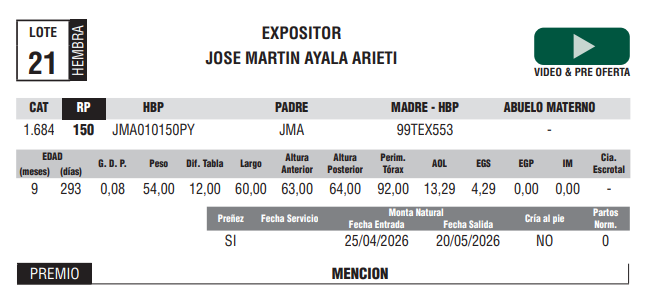 Lote LOTE 21