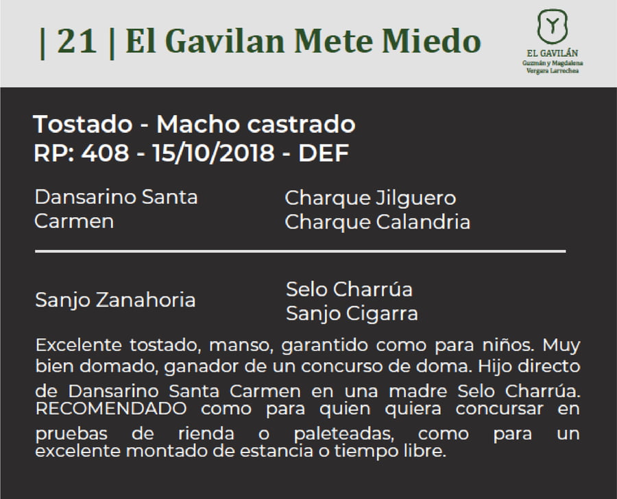 Lote El Gavilan Mete Miedo (RP 408) Cabaña "El Gavilán"