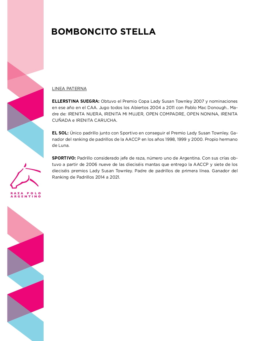 Lote BOMBONCITO STELLA (OPEN SUEGRO - LOSMACHITOS GUINES)