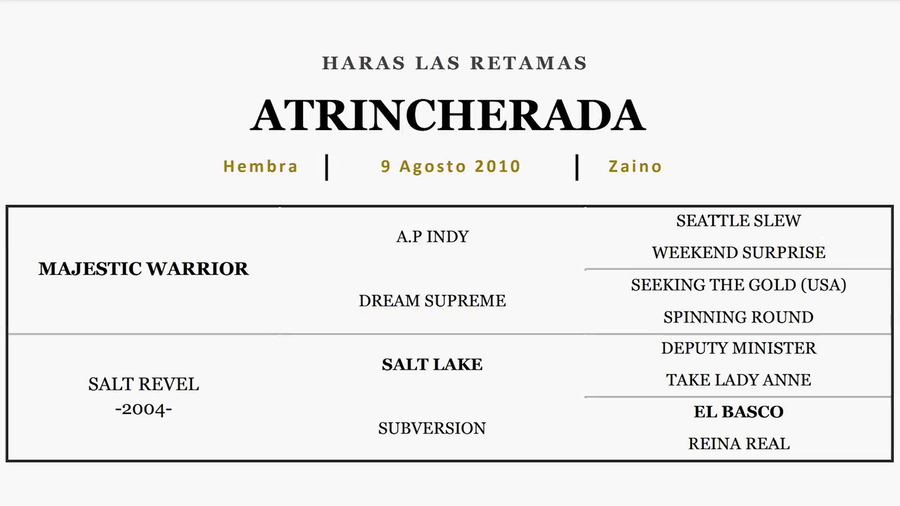 Lote ATRINCHERADA (MAJESTIC WARRIOR - SALT REVEL)