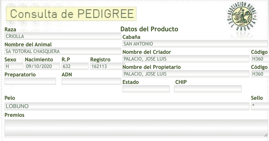 Lote SA Totoral Chasquera