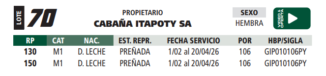 Lote LOTE 70