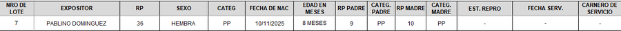 Lote LOTE 7 - CAMPO