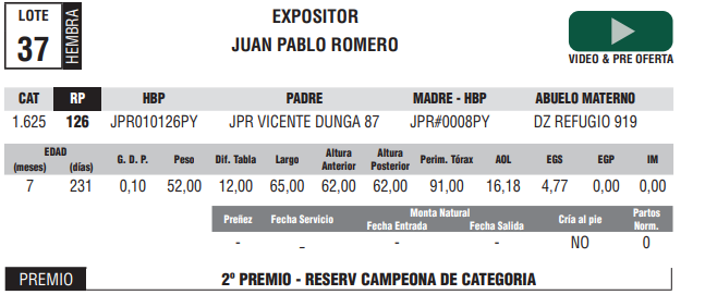 Lote LOTE 37