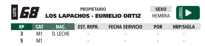 Lote LOTE 68