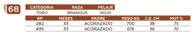 Lote LOTE 68