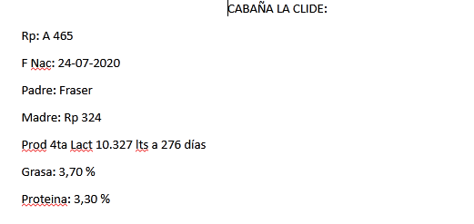 Lote Toros - Establecimiento La Clide