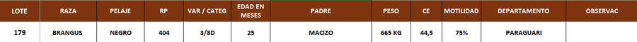Lote LOTE 179