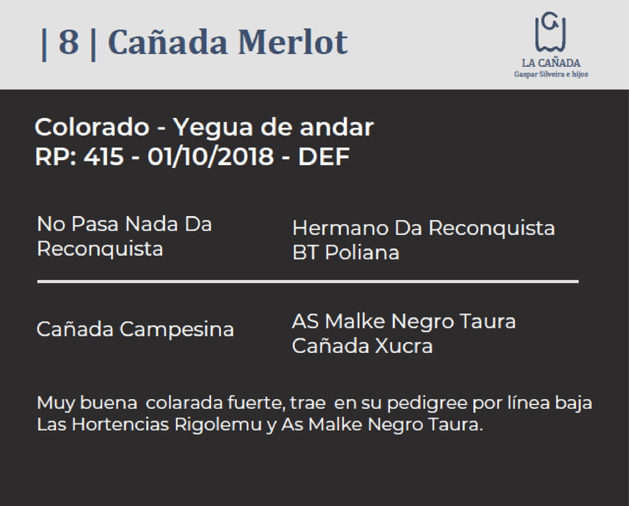 Lote Cañada Merlot (RP 415) Cabaña "La Cañada"