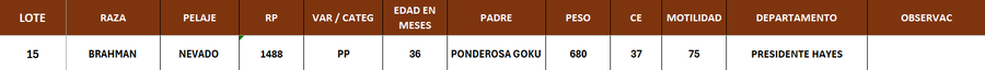 Lote LOTE 15