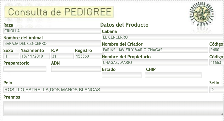 Lote Baraja Del Cencerro