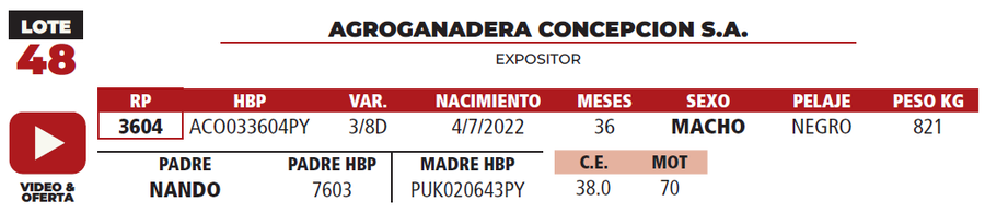 Lote LOTE 48