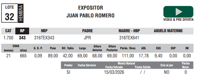 Lote LOTE 32