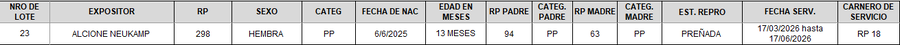 Lote LOTE 23 - CAMPO