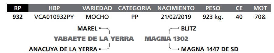 Lote LOTE  72 - RP 932