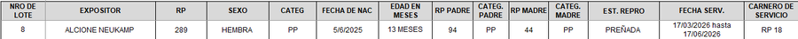 Lote LOTE 8 - CAMPO