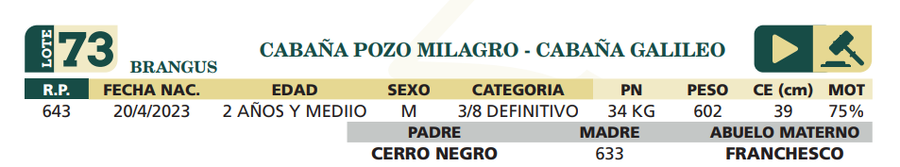 Lote LOTE 73