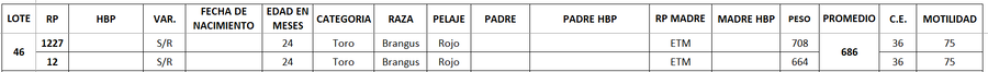 Lote LOTE 46