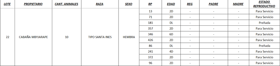 Lote LOTE 22 - POR PANTALLA