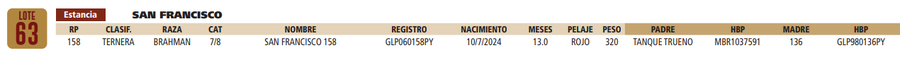 Lote LOTE 63