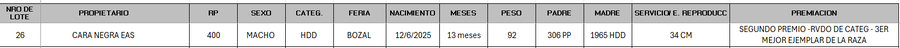 Lote LOTE 26 - BOZAL