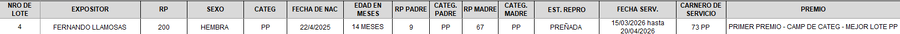 Lote LOTE 4 - CAMPO