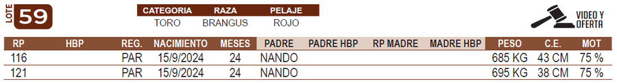 Lote LOTE 59