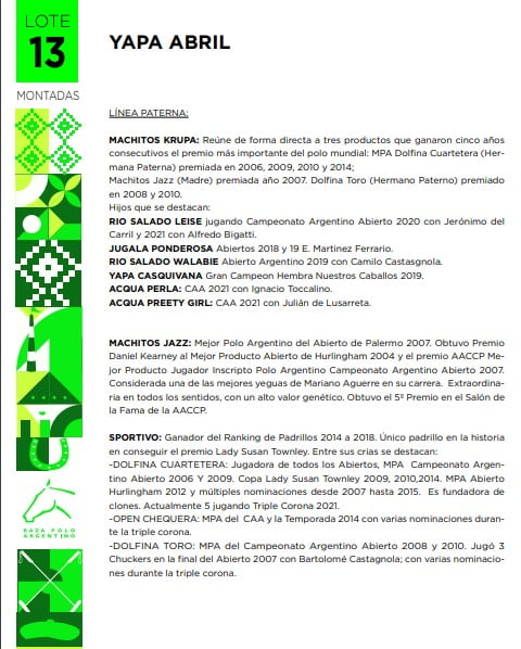 Lote YAPA ABRIL(MACHITOS KRUPA-ANAY SUR SOLANA)