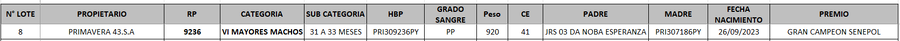 Lote LOTE 8