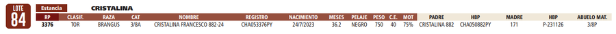 Lote LOTE 84