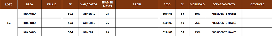 Lote LOTE 82- POR PANTALLA