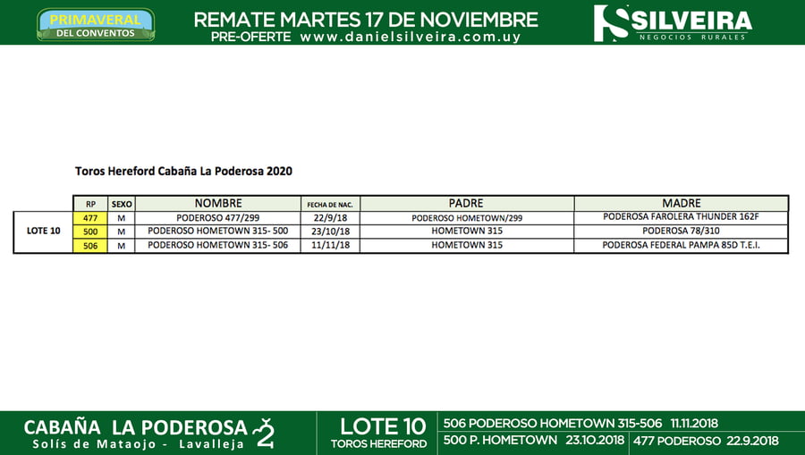 Lote Cabaña La Poderosa