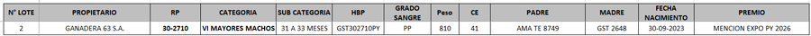 Lote LOTE 2